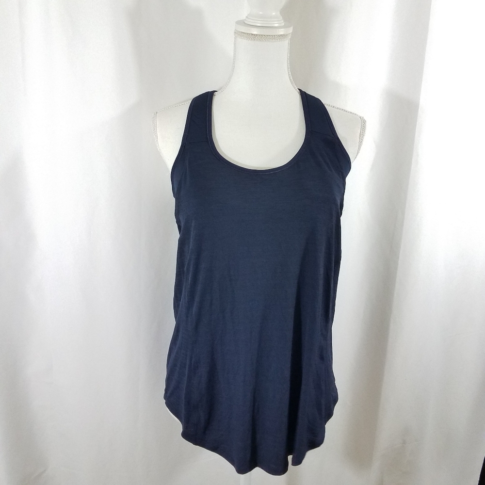 Athleta Navy Sportsbra Tank 38C